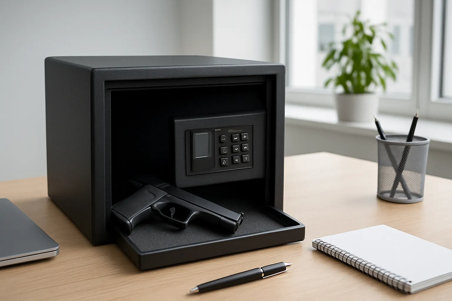 Enhancing Workplace Security: The Benefits of Biometric Gun Safes for Offices